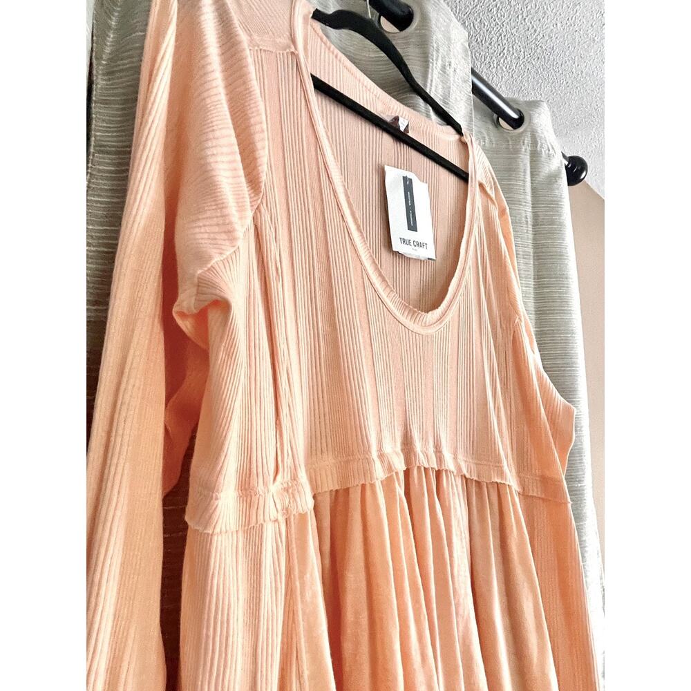 NWT True Craft Women’s Babydoll Tunic Size 3X Long Sleeve